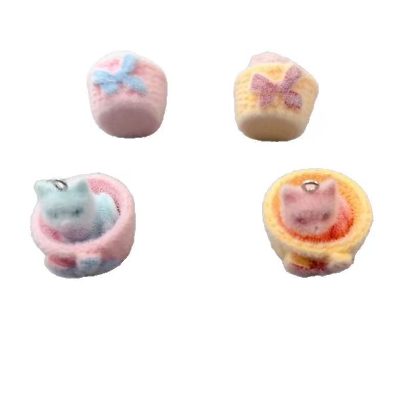 4pcs 3D plush resin cat pendan - Event Party review and price