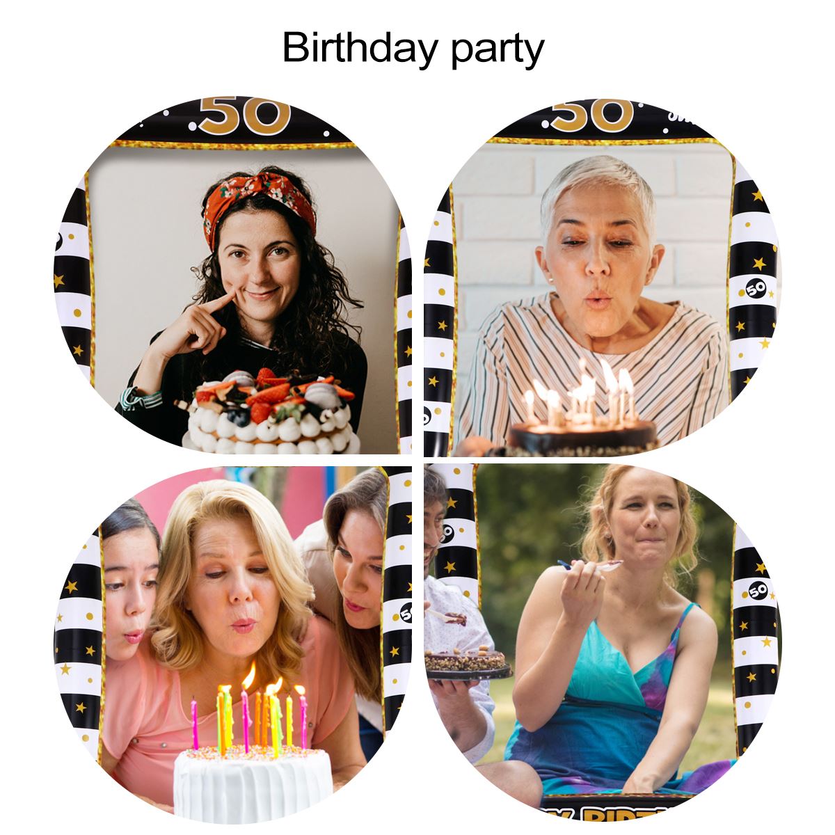 Birthday Party Supplies 18 Bal - Photo Booth Frame review and price