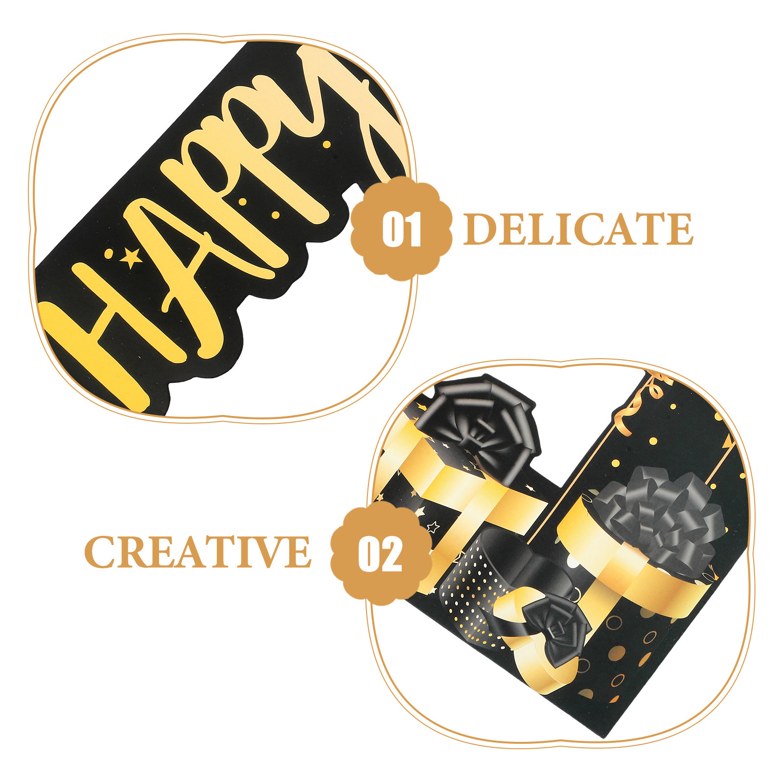 Creative Black Gold 2025 Photo - Photo Booth Frame review and price