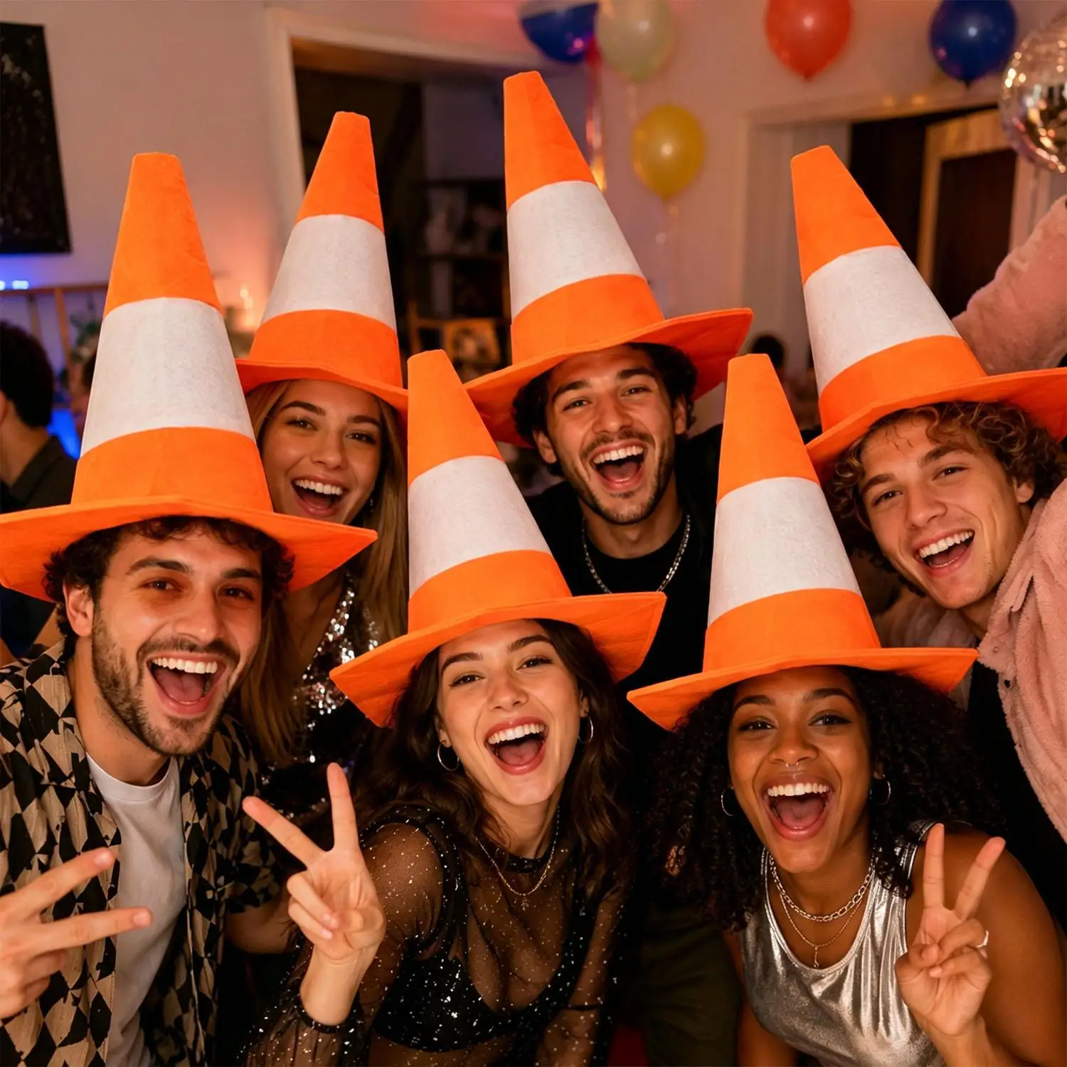 1/3/5Pcs Funny Foldable Traffi - Party Hat Cone review and price