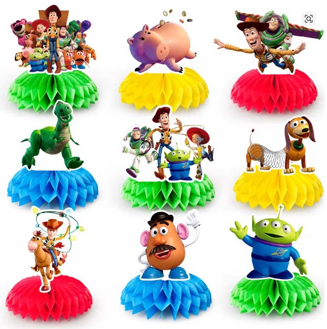 Toy Story 5 Honeycomb Centerpi - Event Party review and price