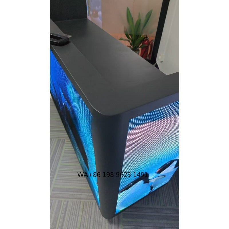 Portable DJ Booth Facade LED V - Event Party Dj review and price
