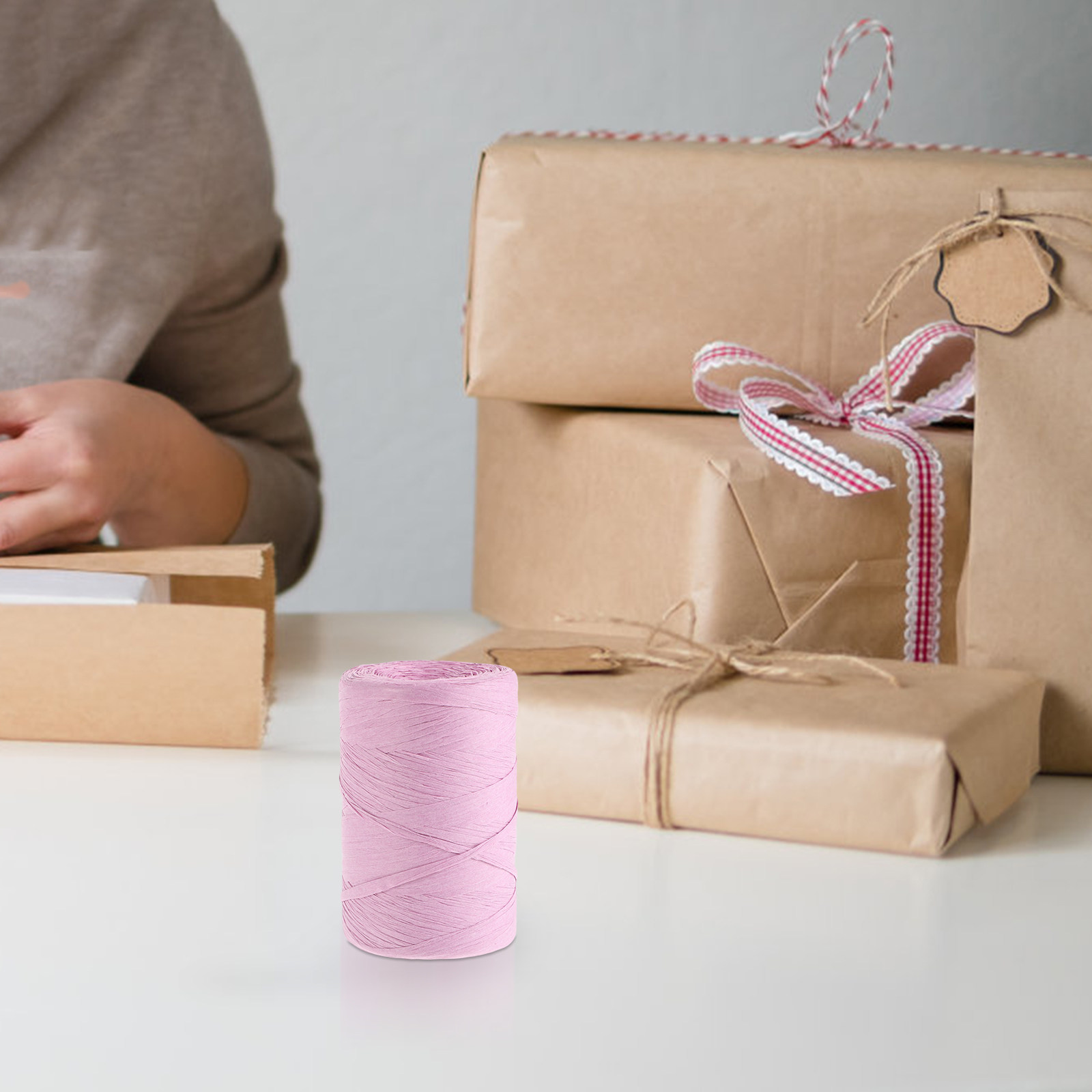 Flat Raffia Paper String Color - Papercraft Supply Ribbon review and price