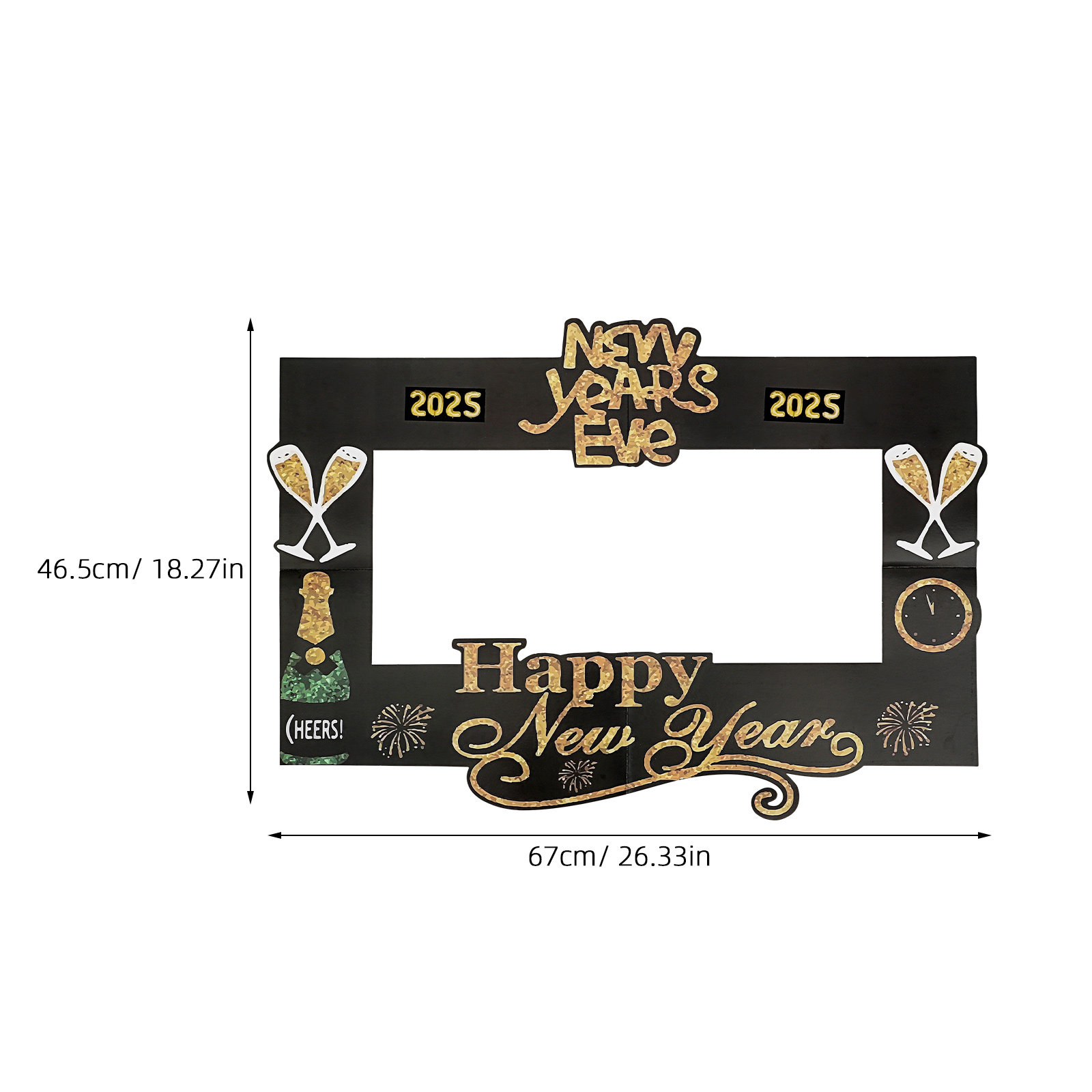2025 New Year Photo Prop Handh - Photo Booth Frame review and price