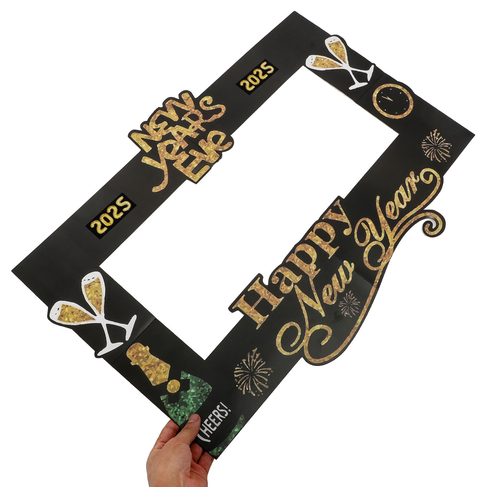 2025 New Year Photo Prop Handh - Photo Booth Frame review and price